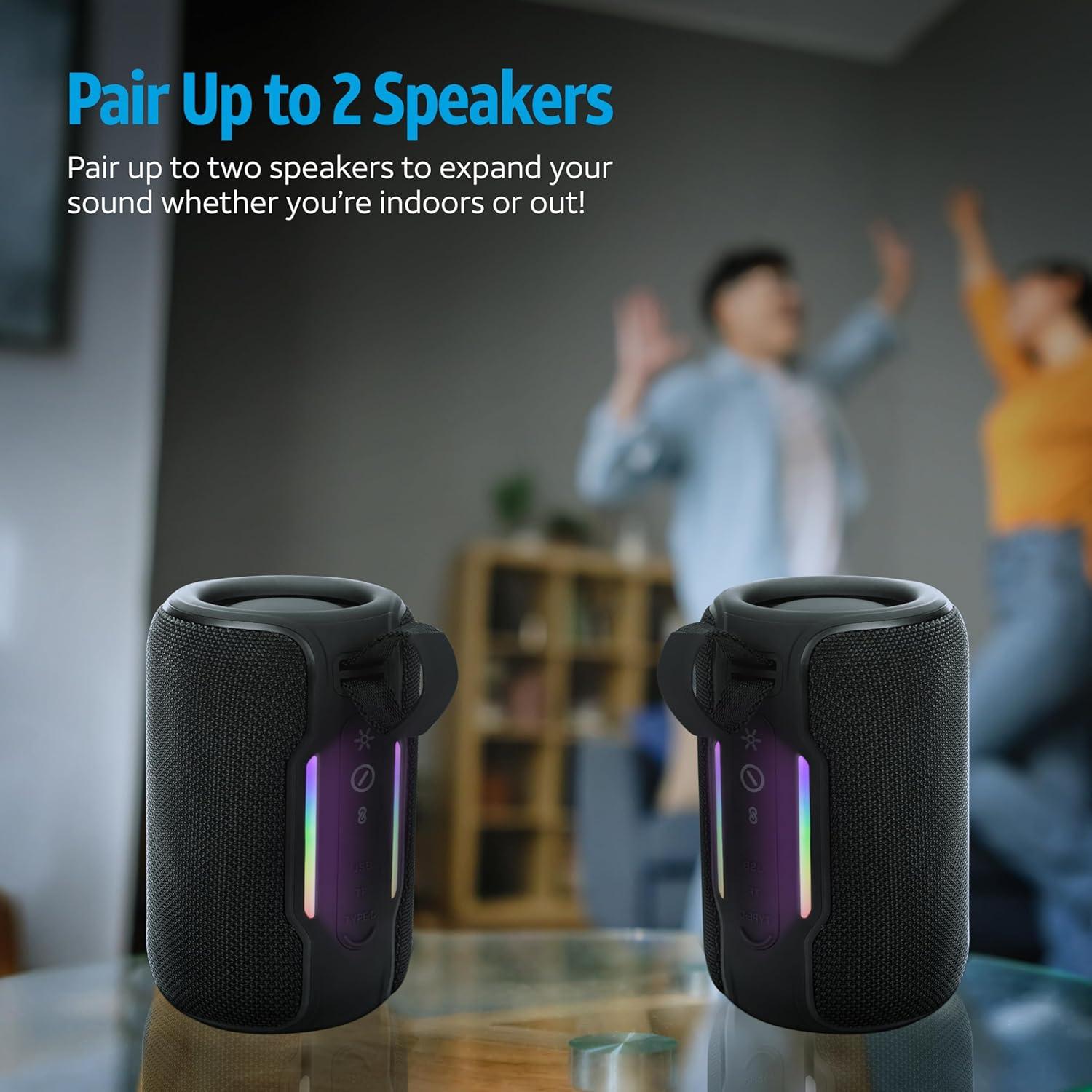 Altavoz Bluetooth AT&T Essentials 10W Impermeable Negro