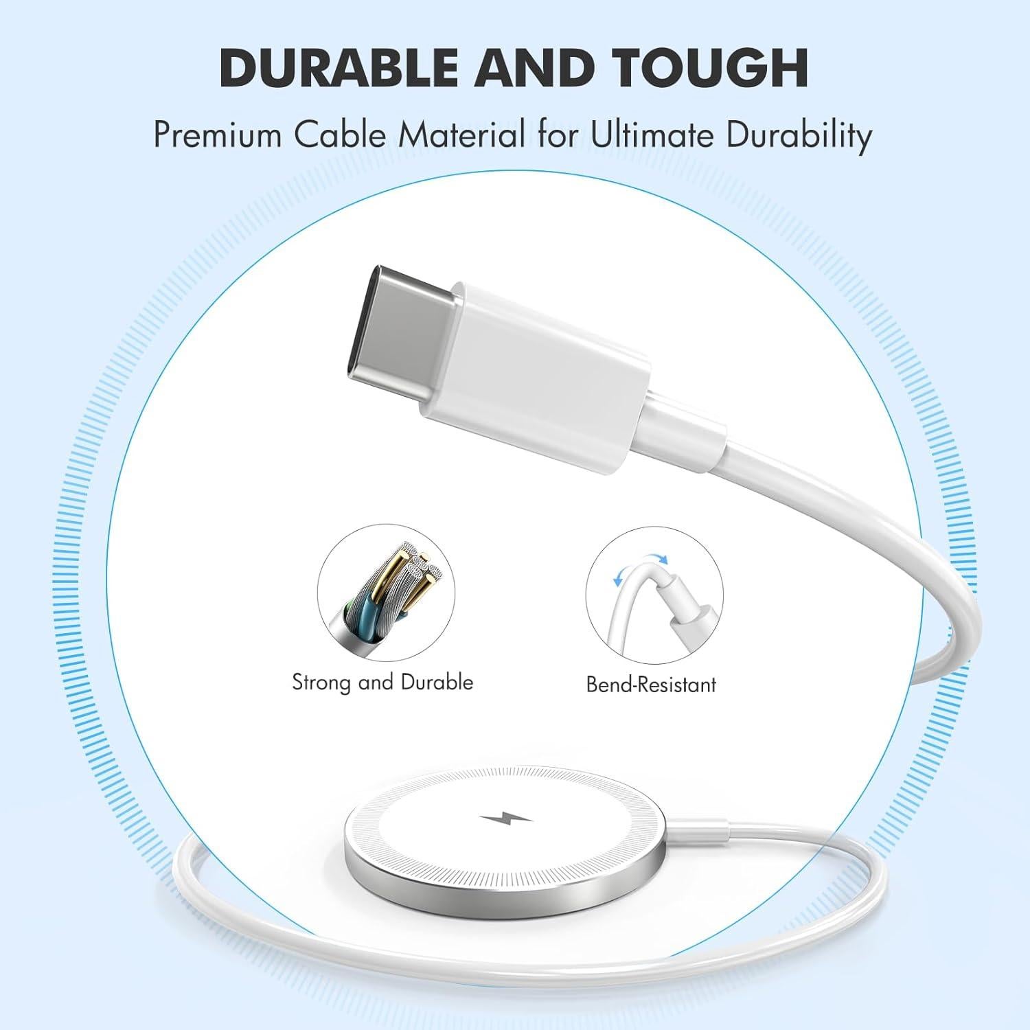 Paquete de 3 Cargadores Inalámbricos Magnéticos 15W Qi - Apple/Samsung