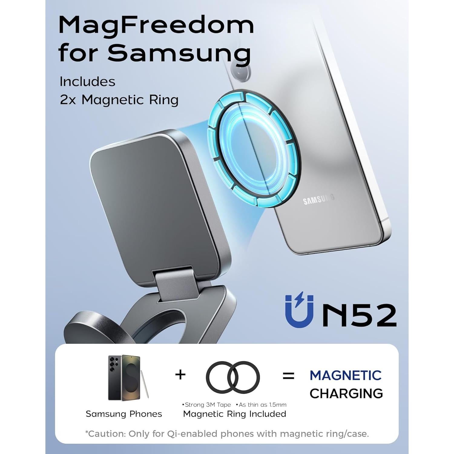 Estación de Carga Inalámbrica Plegable 3 en 1 LULULOOK Gris