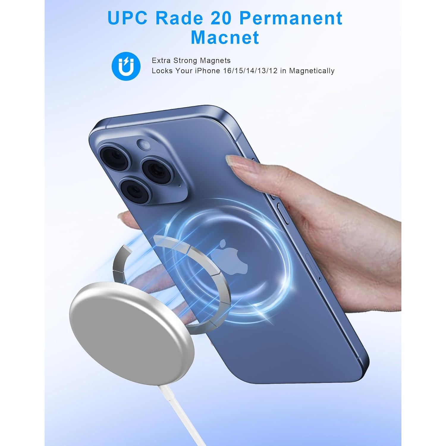 Cargador Inalámbrico Rápido 3 en 1 Mag-Safe Apple M9