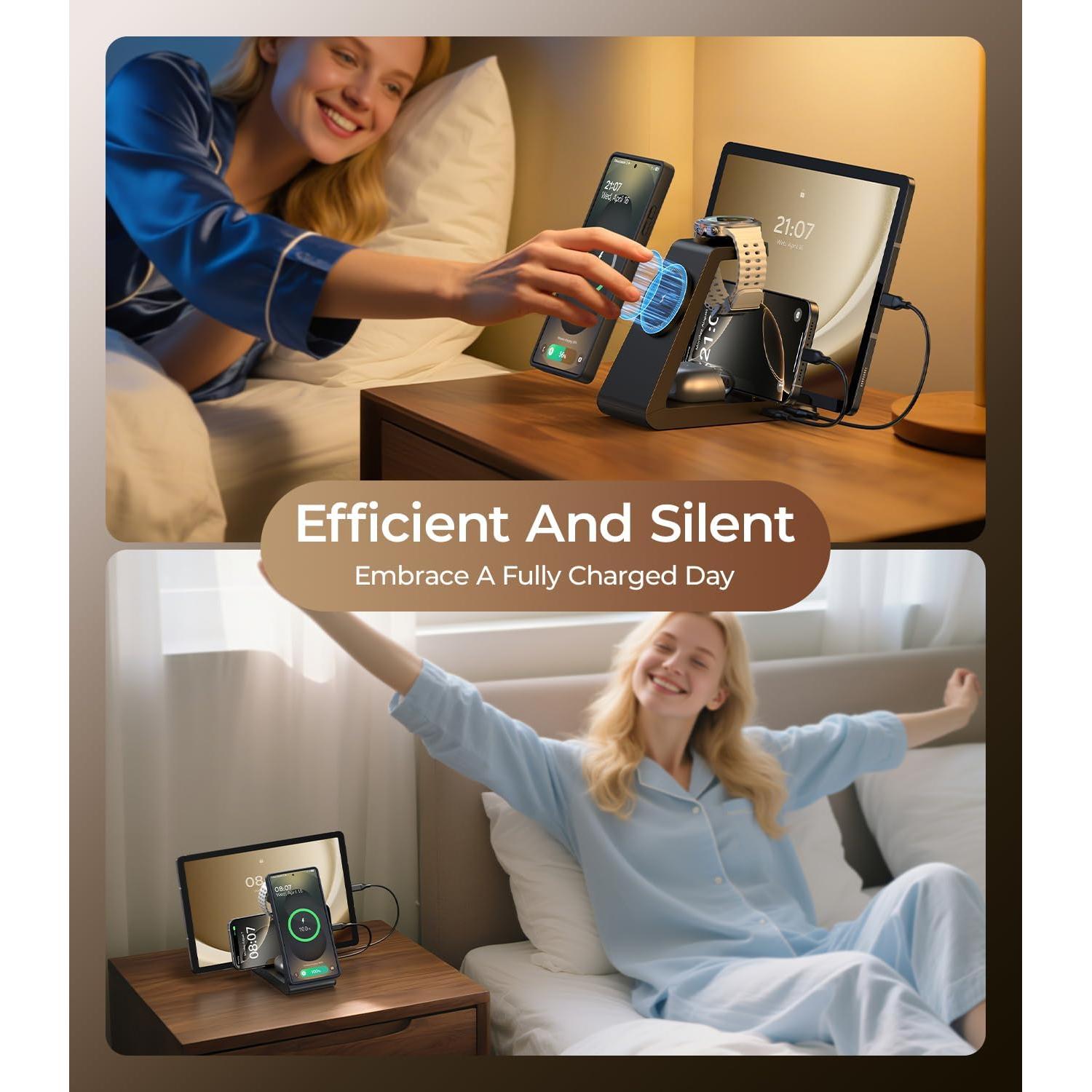 Cargador Inalámbrico Magnético 5 en 1 Samsung G806