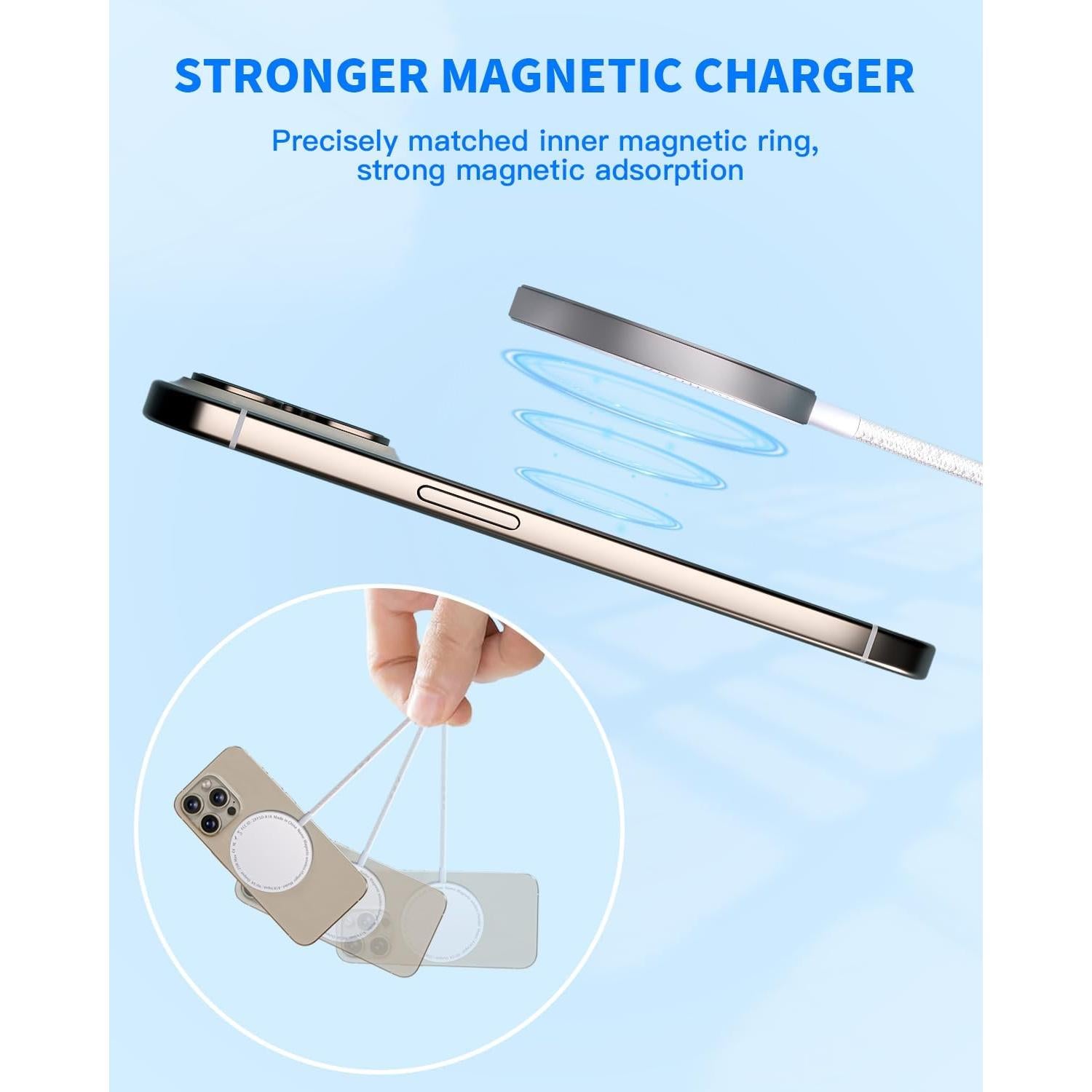 Cargador Inalámbrico Magnético 25W USB-C para iPhone 17/16