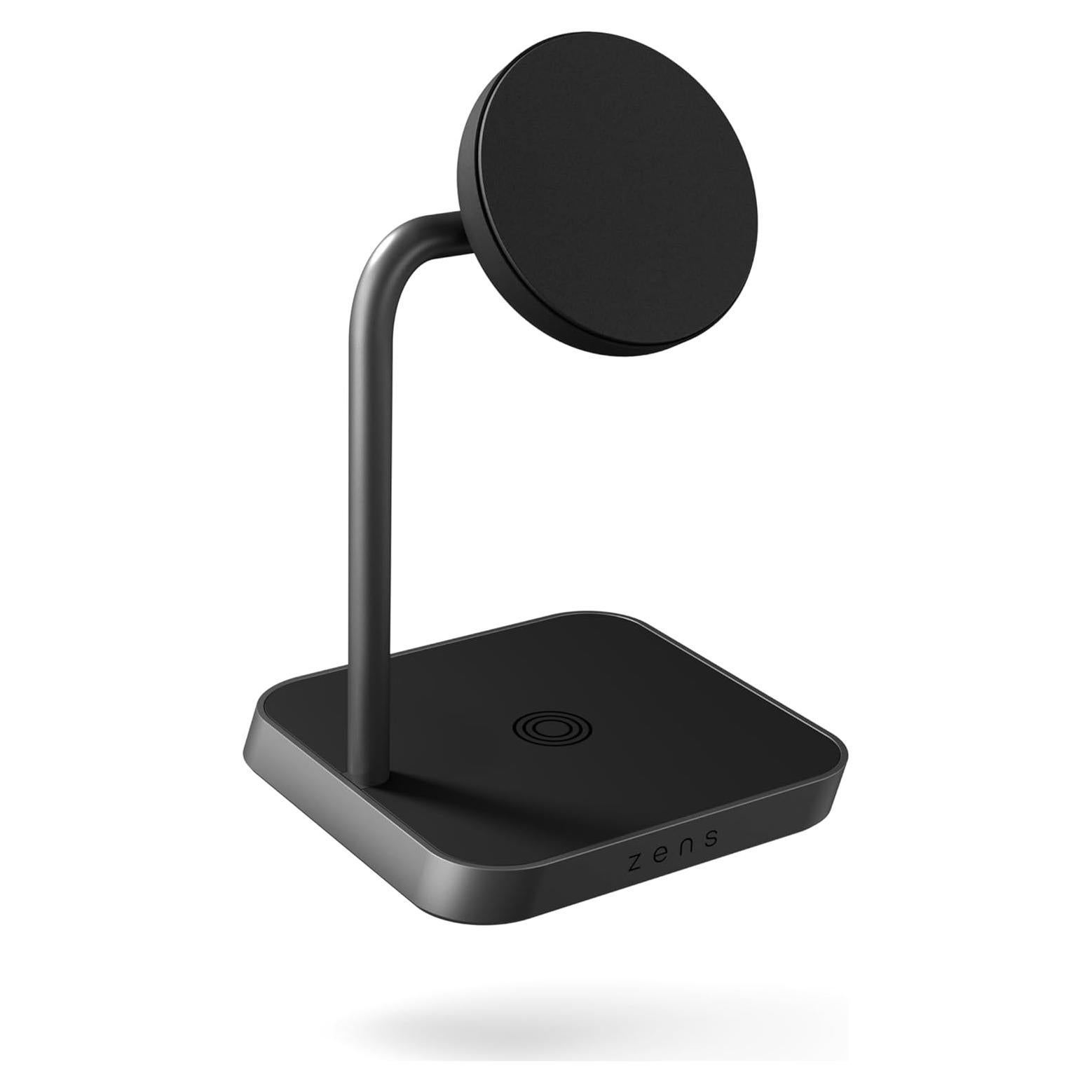 Cargador Inalámbrico 2-en-1 Zens 15W MagSafe y Qi Ajustable