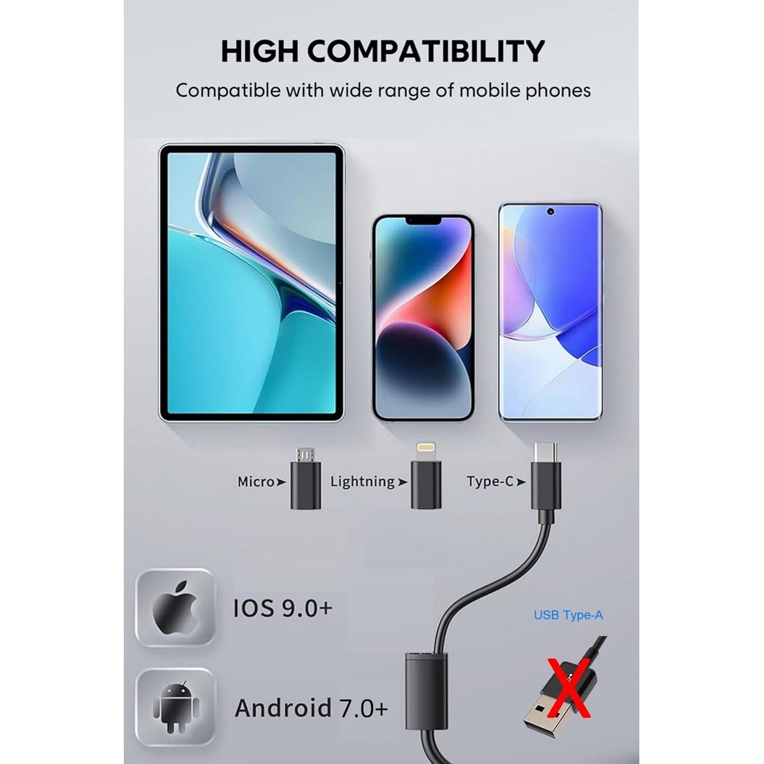 Microscopio Digital USB KEEMIKA 50X-1600X 2MP HD Portátil