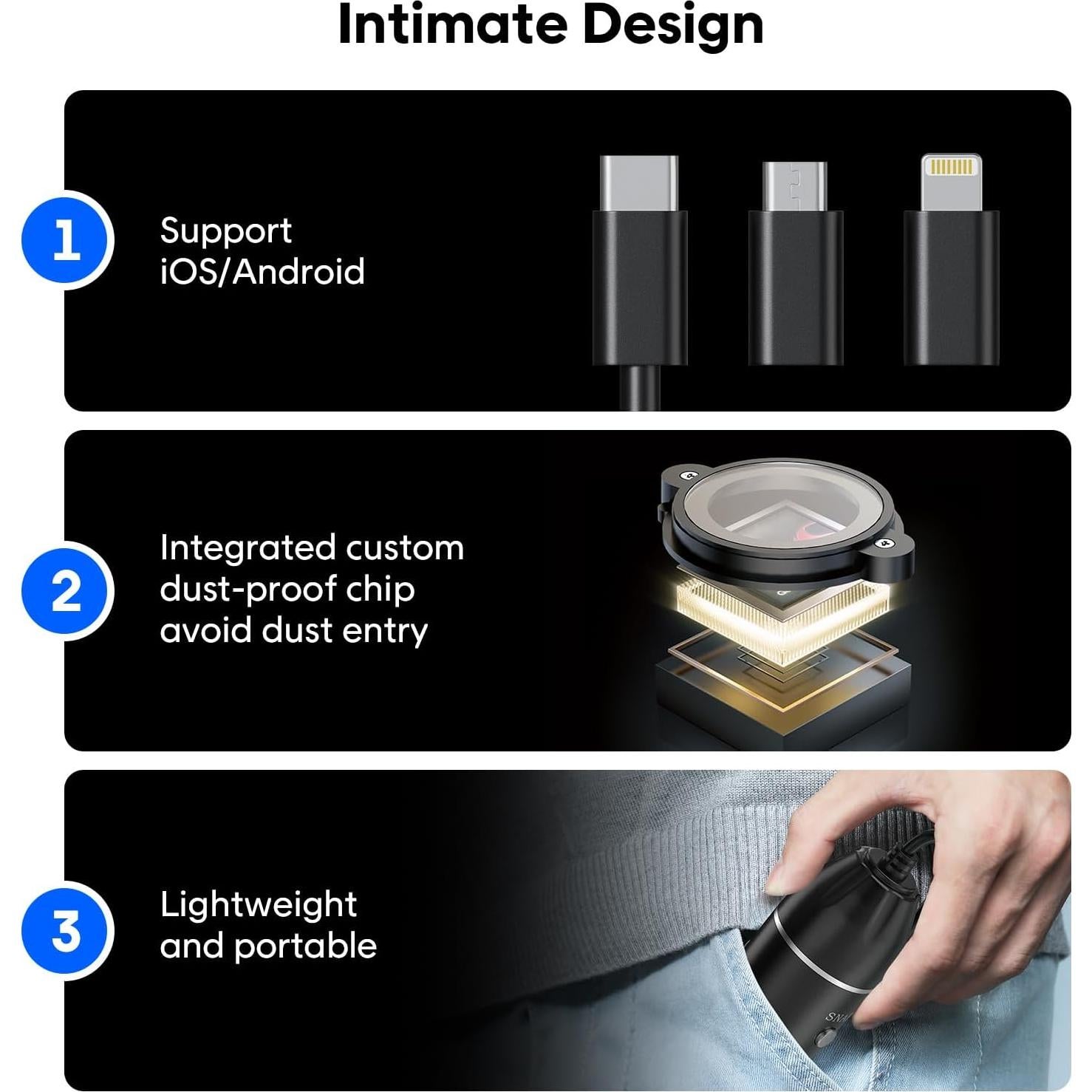 Microscopio Digital USB KEEMIKA 50X-1600X 2MP HD Portátil