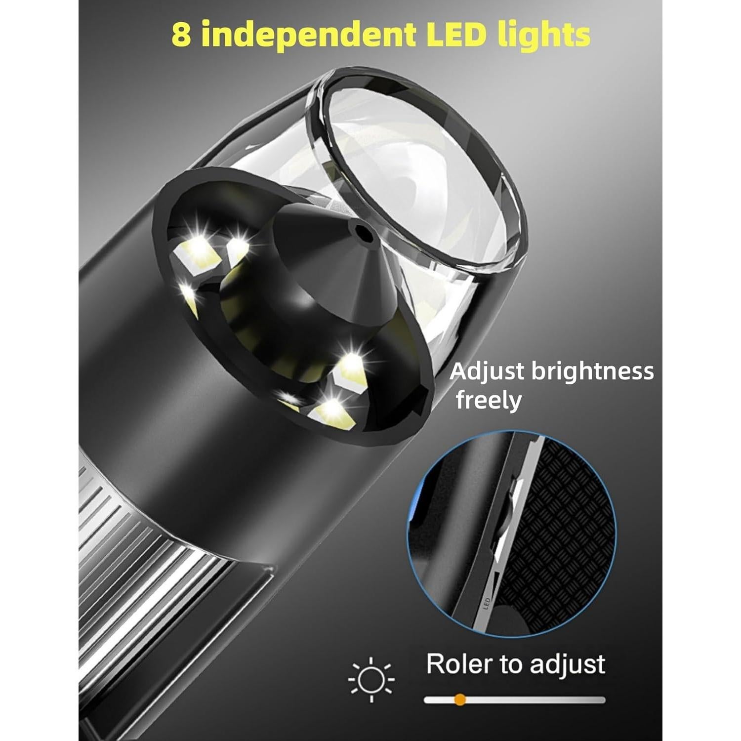 Microscopio Digital HUPECHAM 1000X 1080P LCD 4.3" Recargable