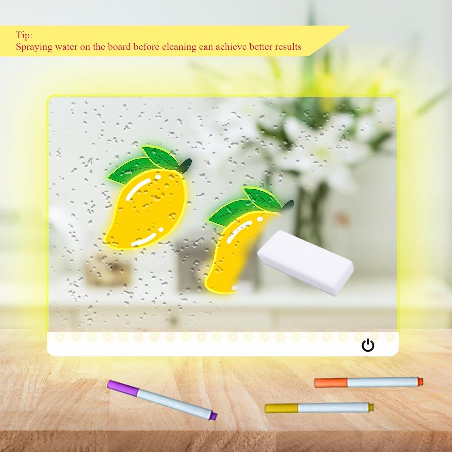 Tablero de Dibujo LED Genérico 34.8x25.4 cm 6 Colores