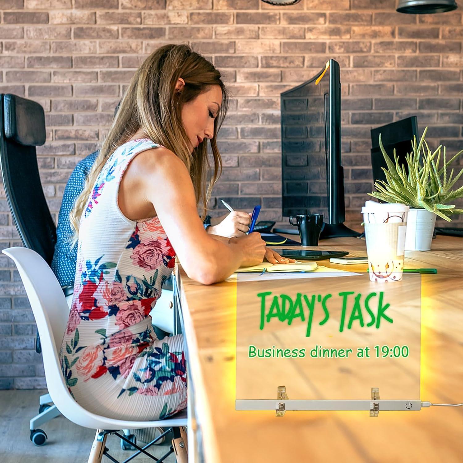 Tablero de Dibujo LED Genérico 34.8x25.4 cm 6 Colores