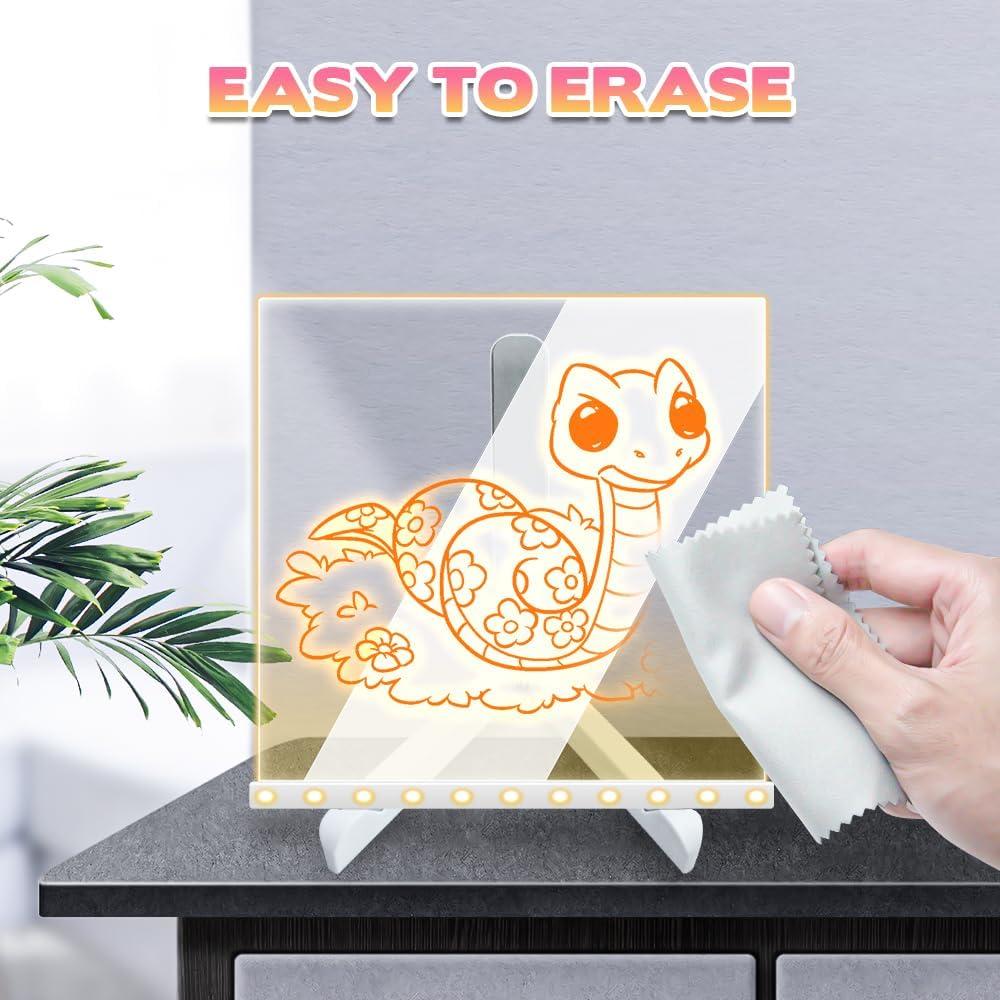 Tablero de Notas LED OneNine 20.1 cm Acrílico Brillante