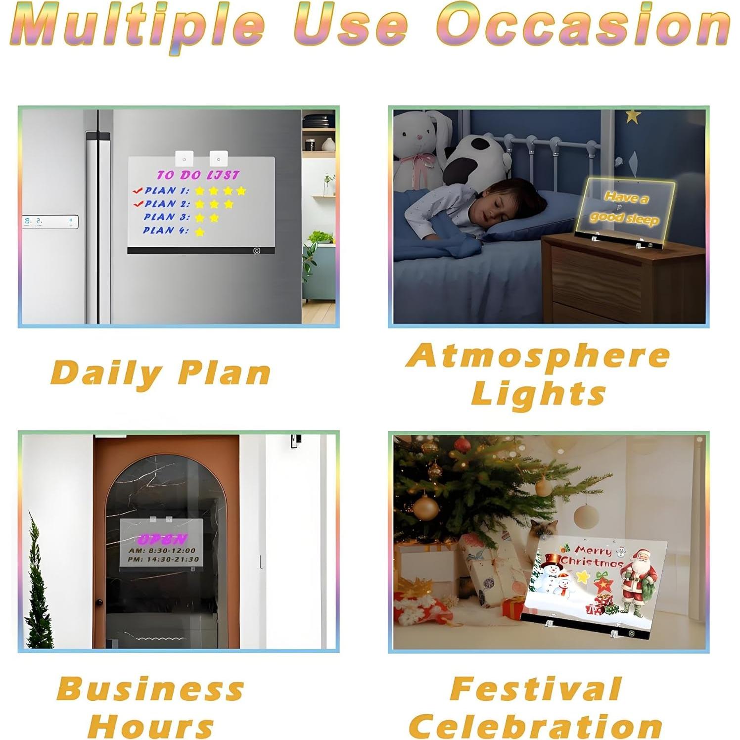 Tablero de Borrado en Seco Acrílico JE Make IT Simple 30x20cm