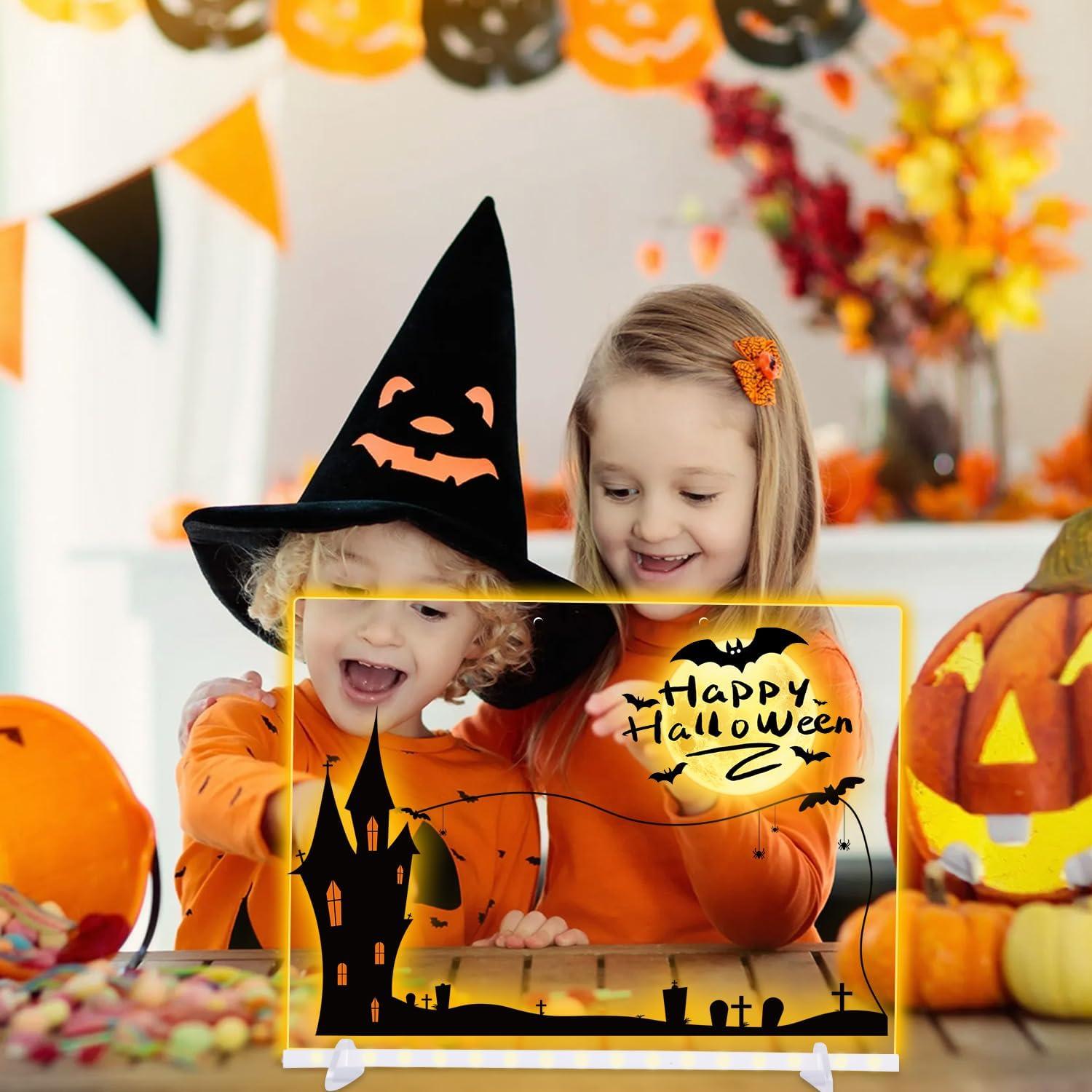 Tablero de Notas LED 33x25cm Genérico con 7 Colores y Control Remoto