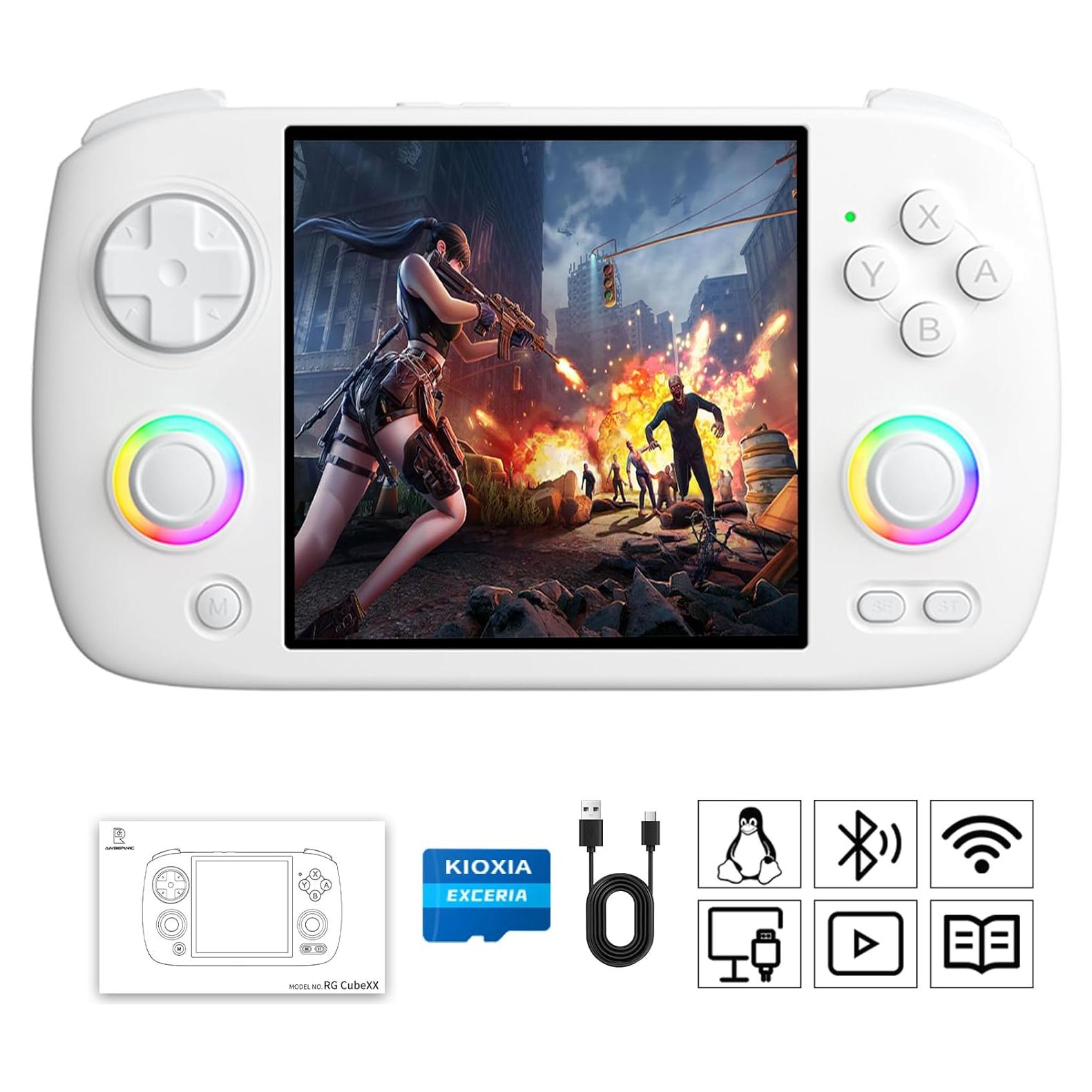 Consola de Juegos Portátil RG CubeXX 3.95" IPS 64GB 5035 Juegos
