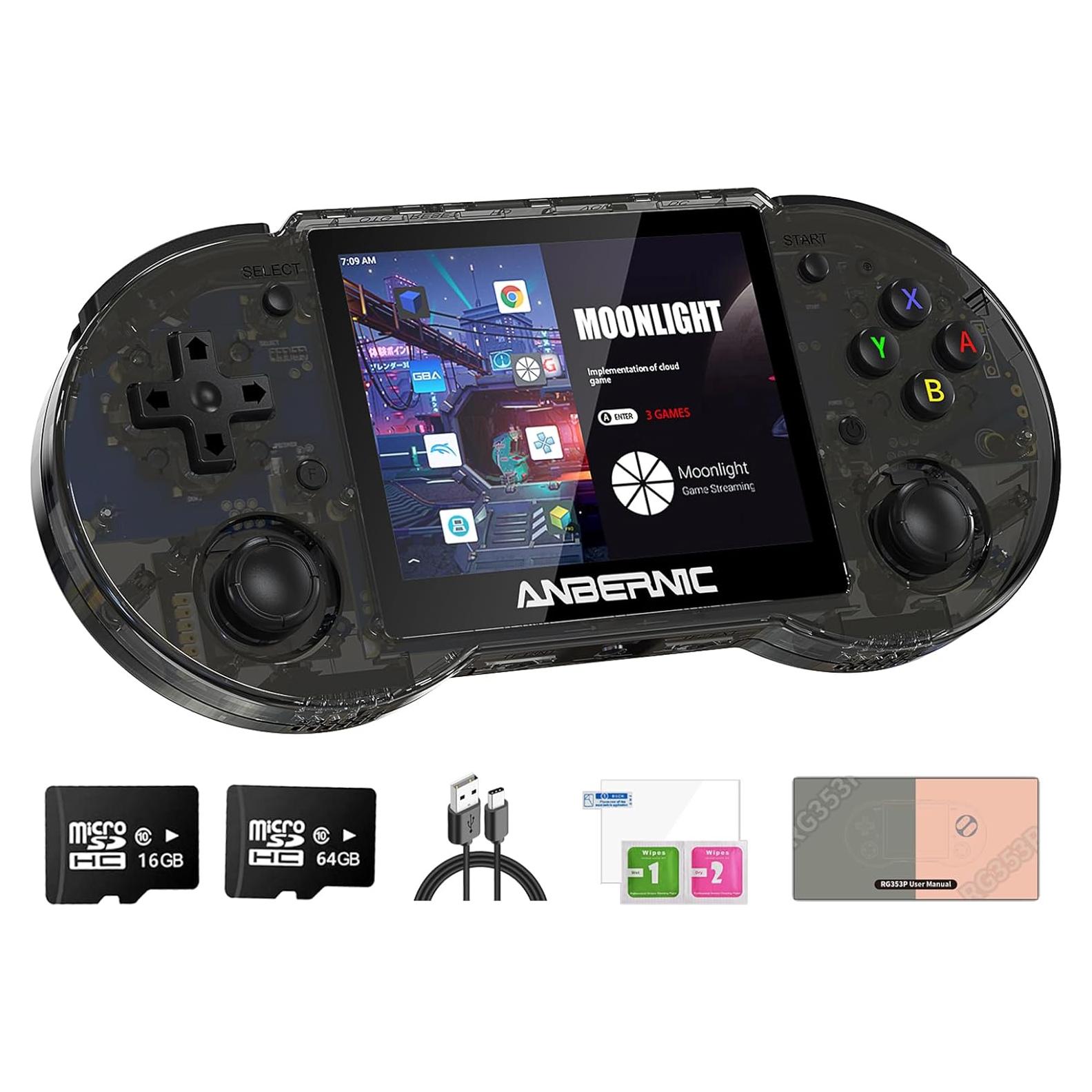 Consola de Juegos Portátil Dosnura RG353P 64GB Android/Linux