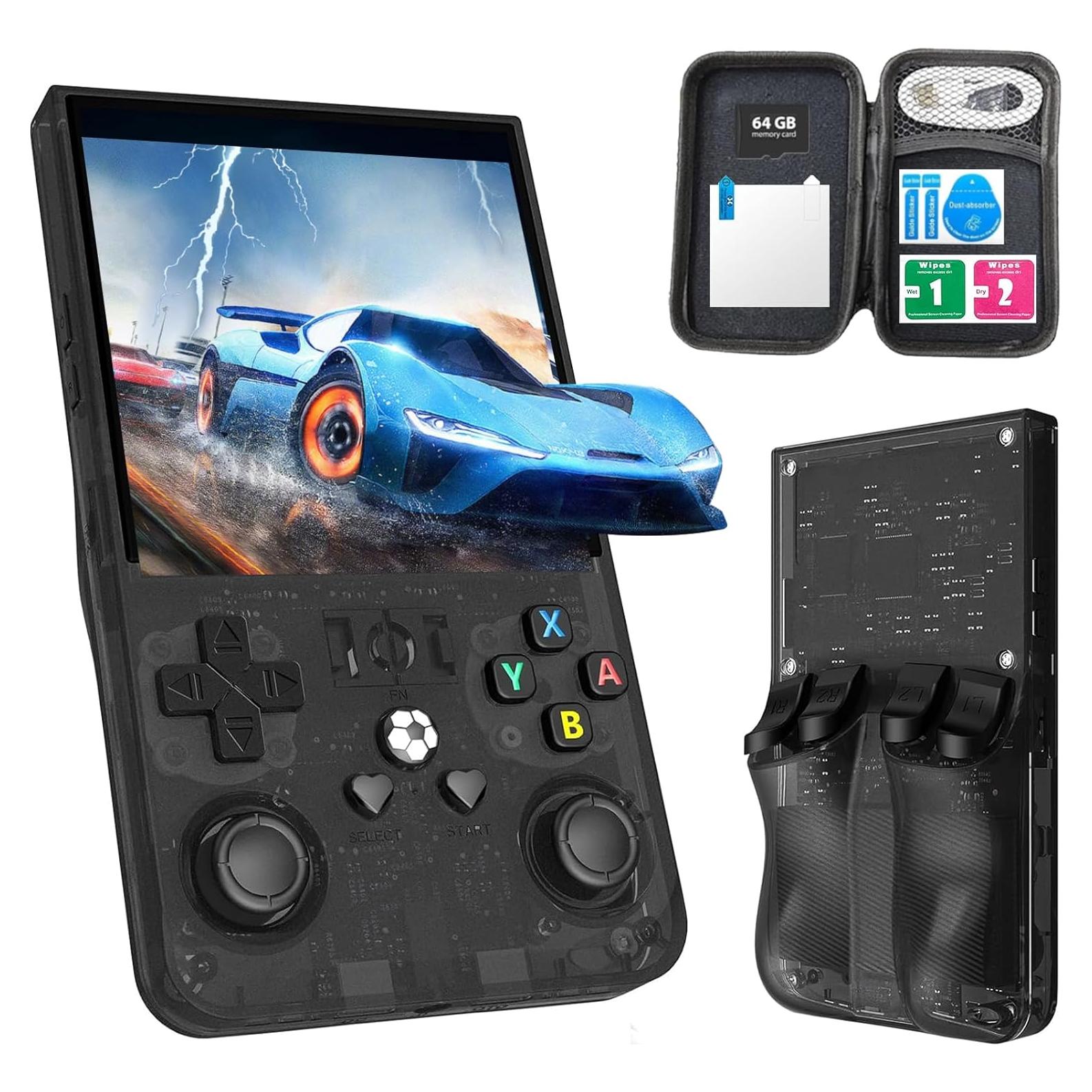 Consola de Juegos Portátil R36Max 64GB Retro con 18000 Juegos