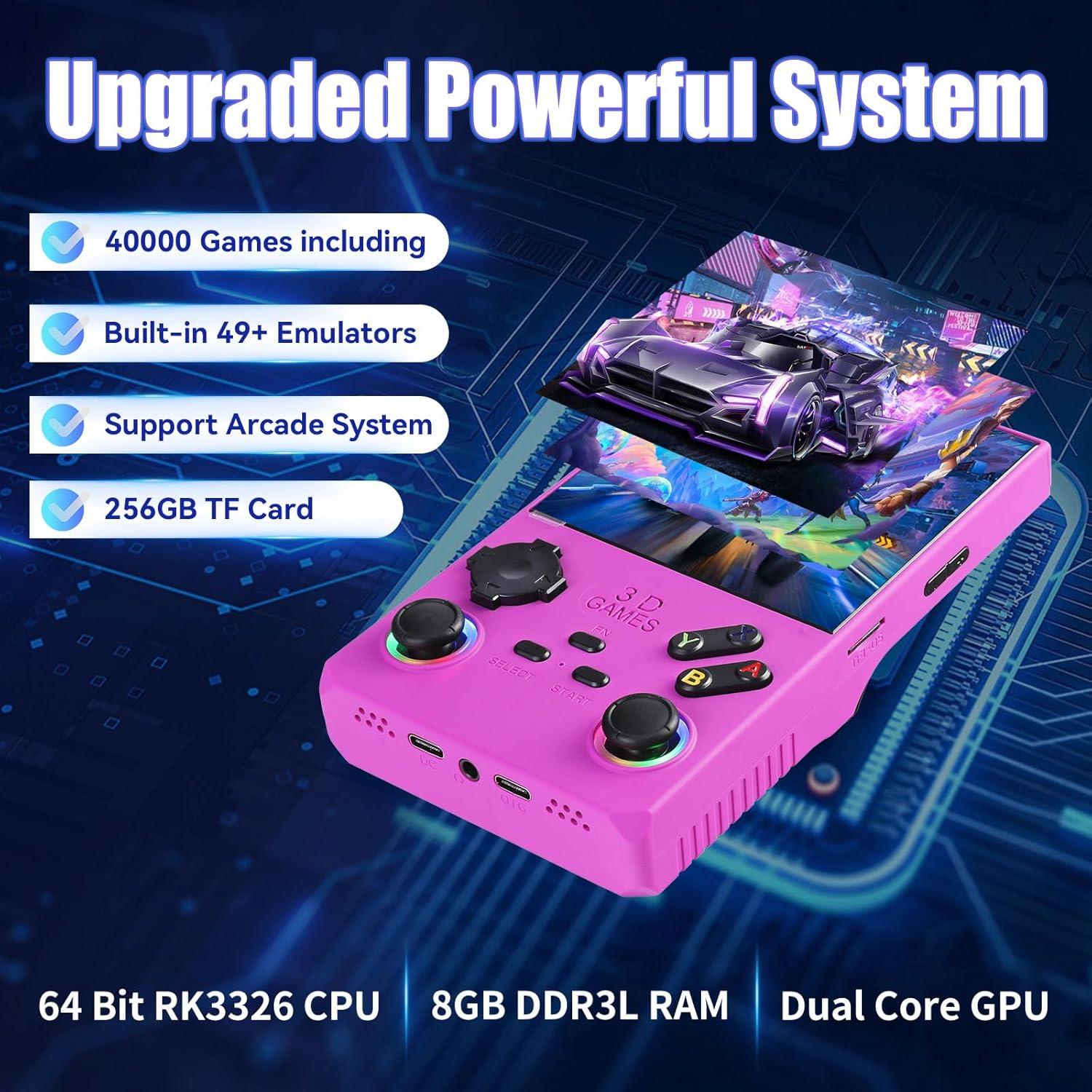 Consola de Juegos Portátil GWALSNTH V40 Max 256GB 40000 Juegos