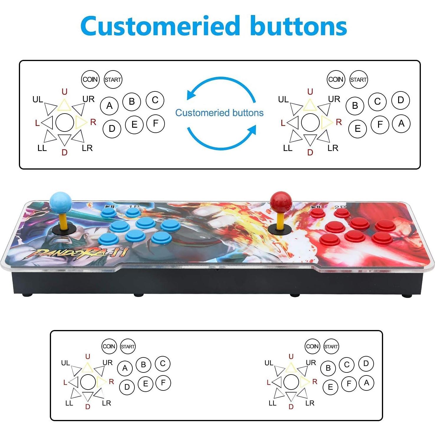 Consola Arcade 3D Best brose Pandora Treasure 30000 Juegos HD