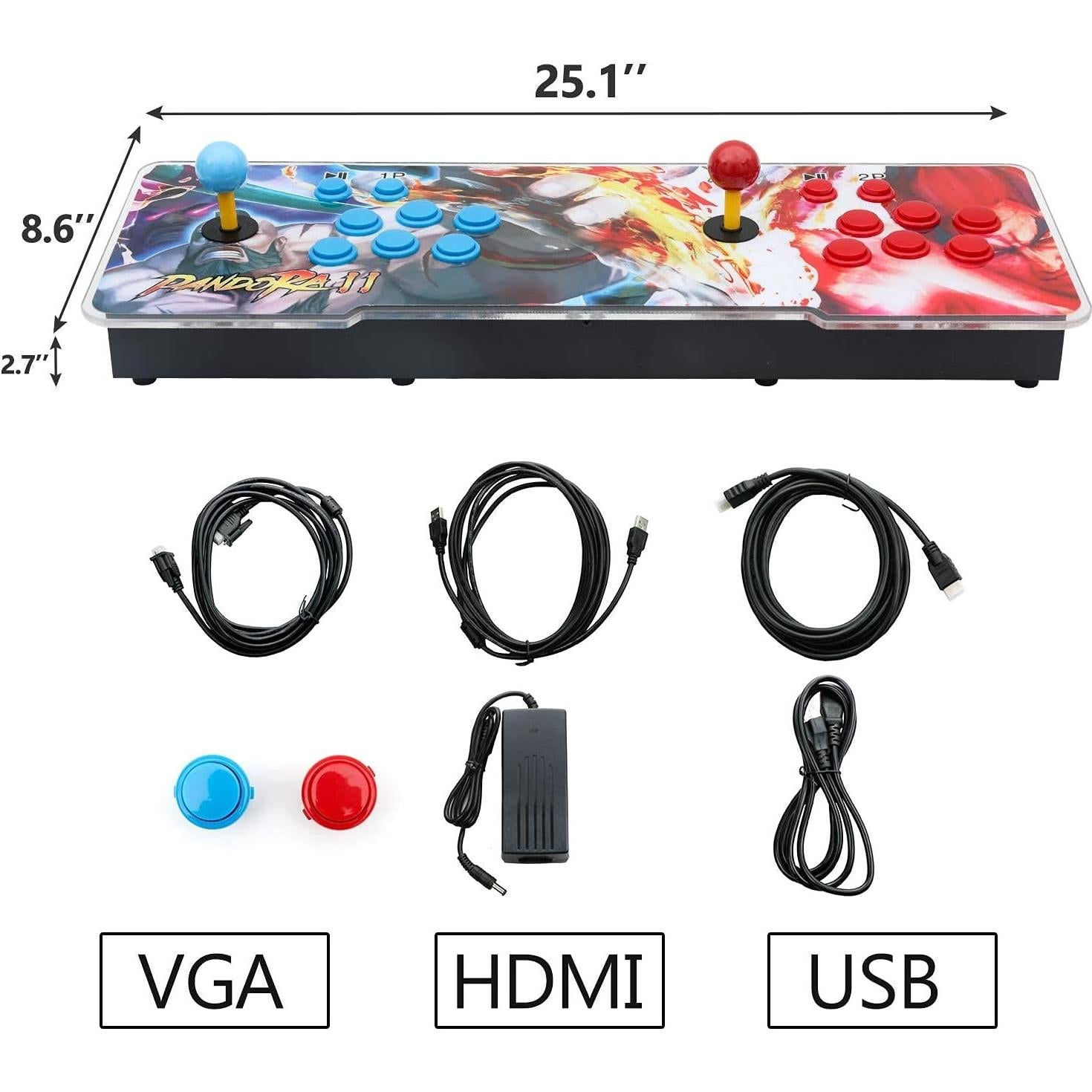 Consola Arcade 3D Best brose Pandora Treasure 30000 Juegos HD