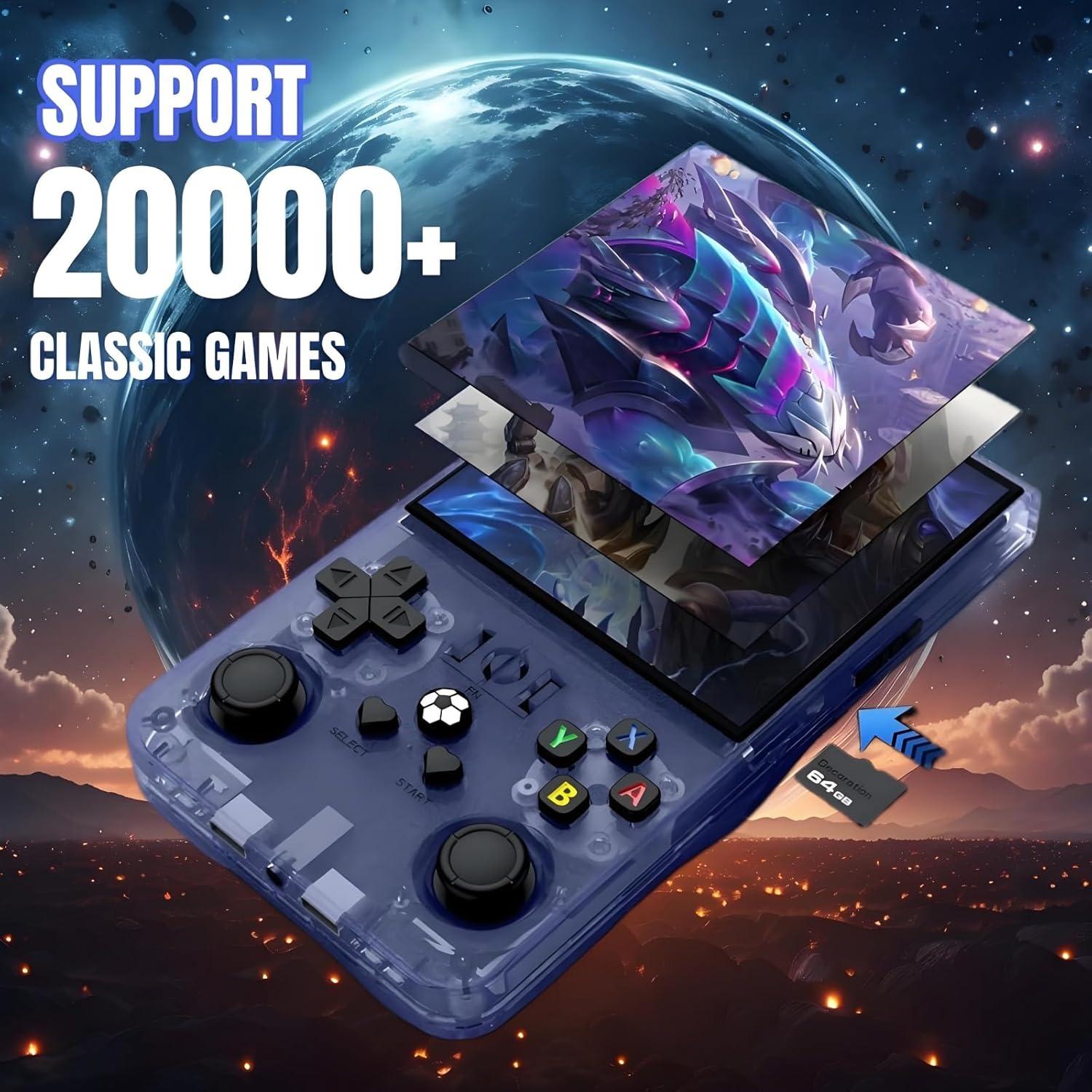 Consola de Juegos Portátil SIBOTION R36MAX 64GB Retro