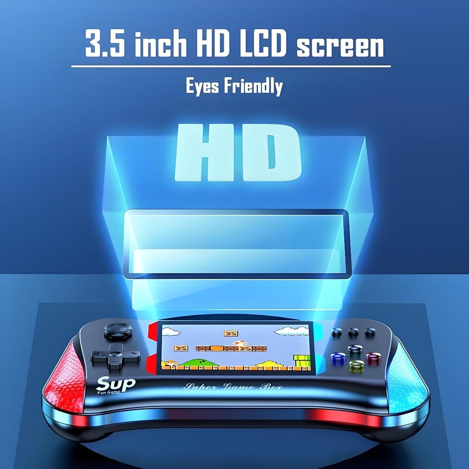 Consola de Juegos Portátil SIBOTION Retro 500 Juegos 3.5" LCD