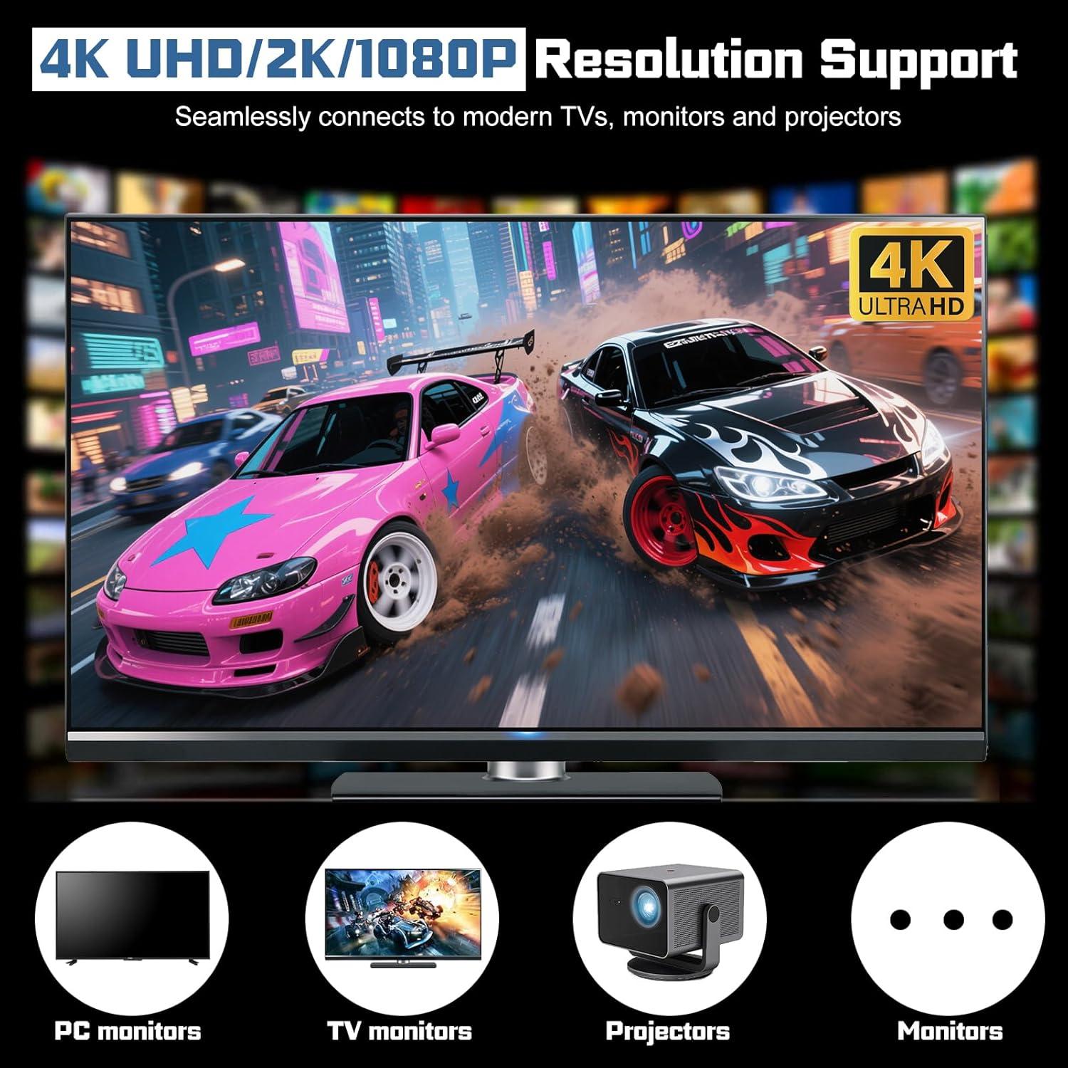 Consola de Juegos Retro Plestudent 4K HDMI 64GB 20,000 Juegos