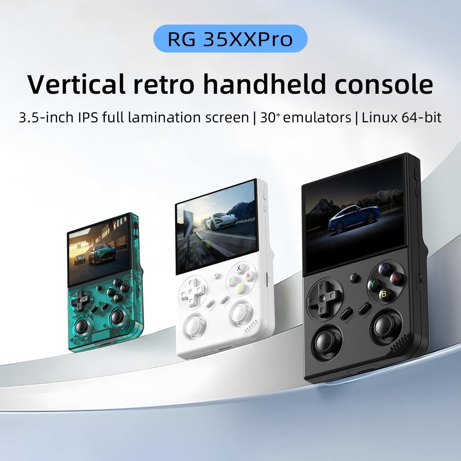 Consola de Juegos Portátil GiipGoop RG35XXPro 64GB Retro