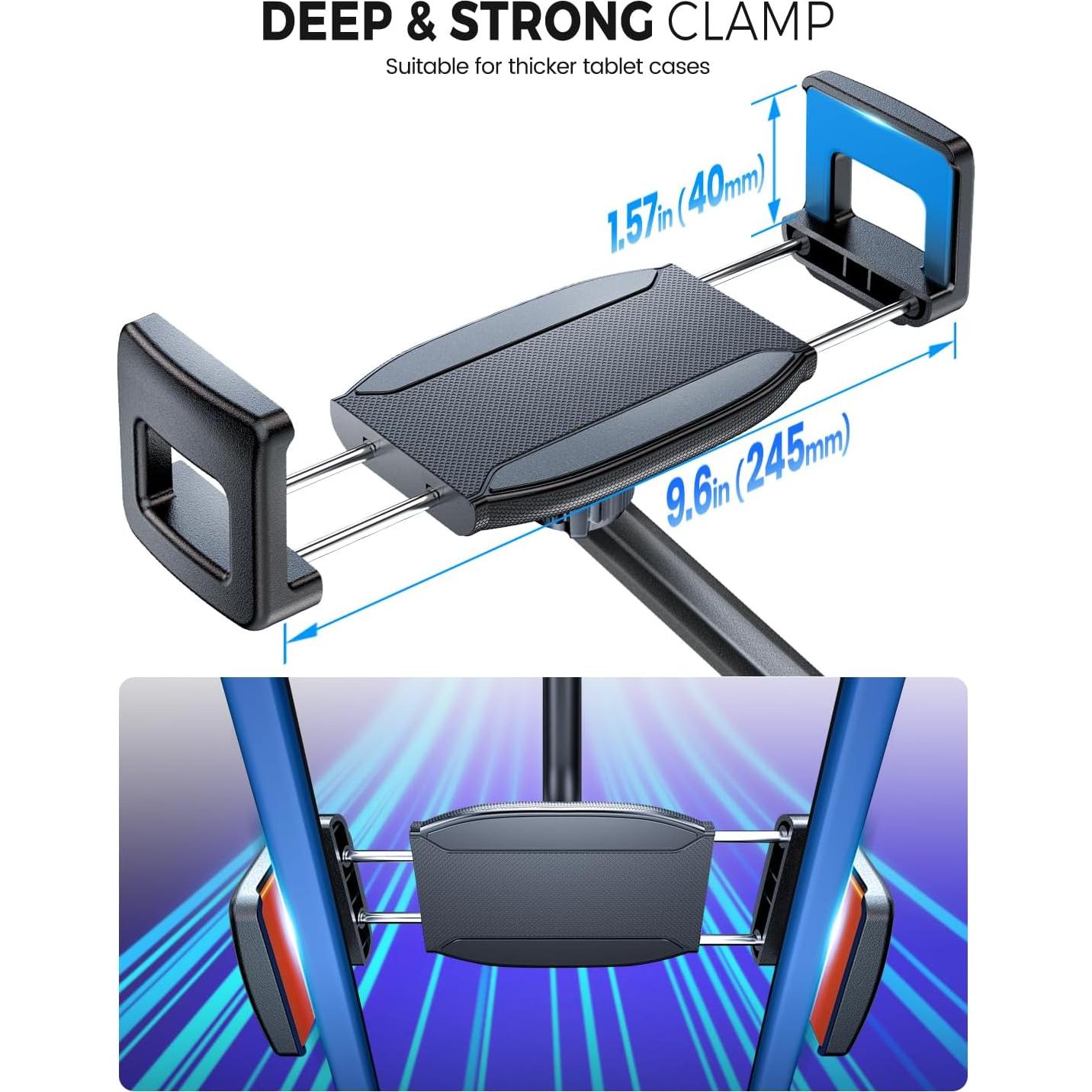 Abrazadera Universal para Tableta eSamcore 6-12.9" Ajustable