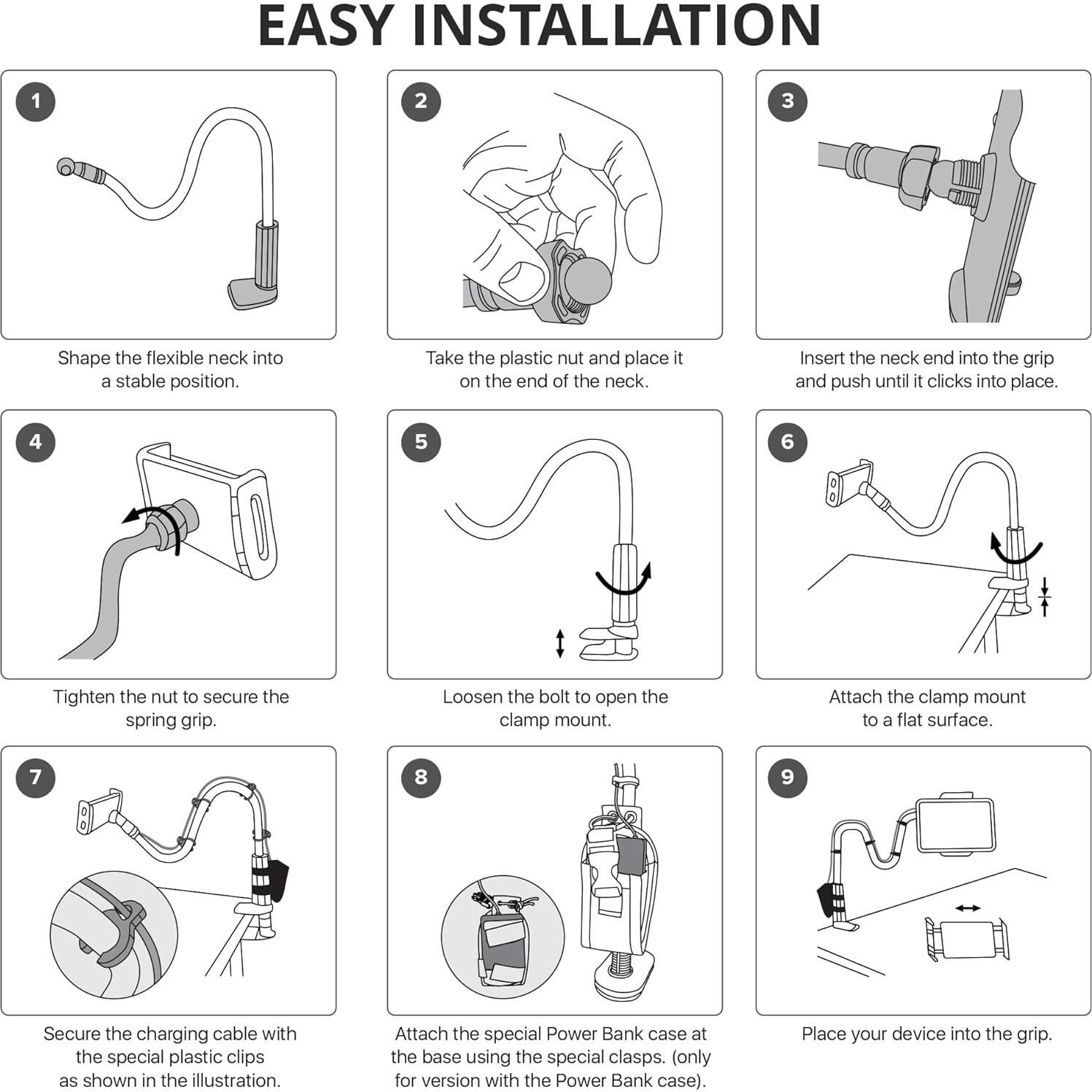 Soporte para Tabletas X-Protector Estándar con Banco de Energía