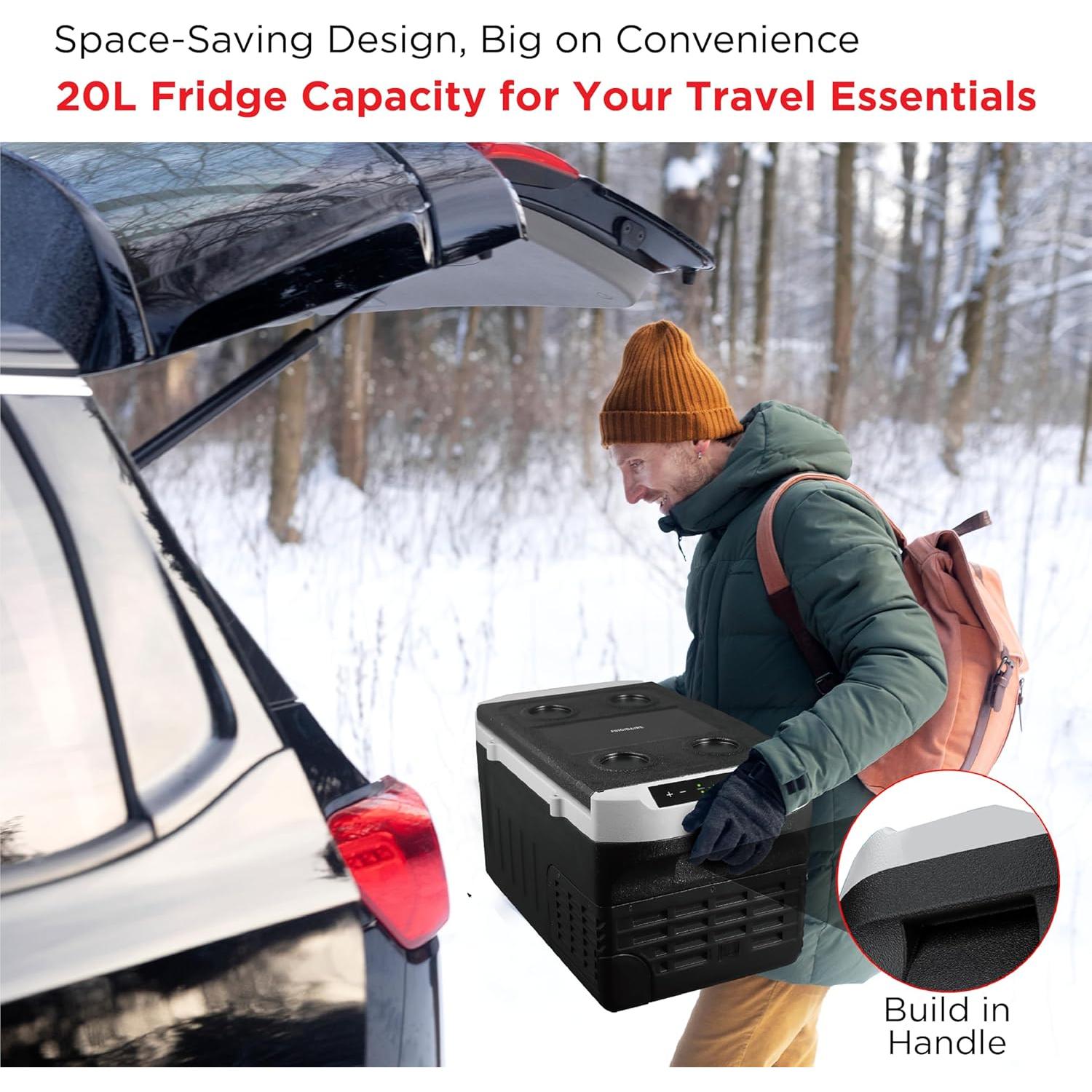 Frigidaire Refrigerador Congelador Portátil 20L 12V/24V y 110V