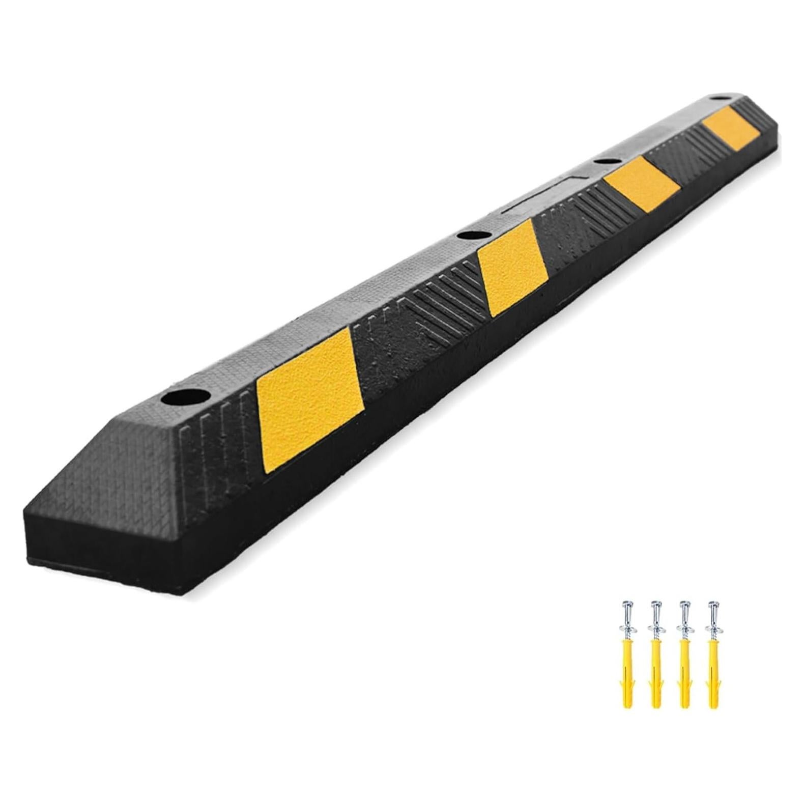 Tope de Estacionamiento AMBUND 183 cm Caucho Reflectante