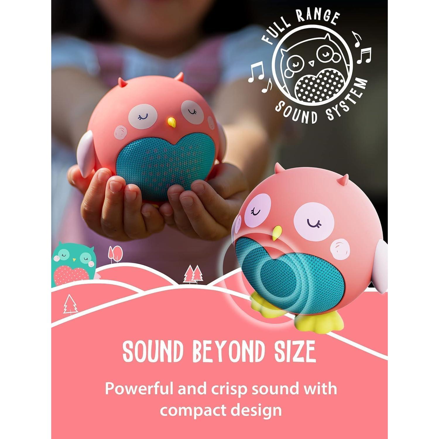 Altavoz Bluetooth Planet Buddies Búho Oliva 10.16cm Inalámbrico