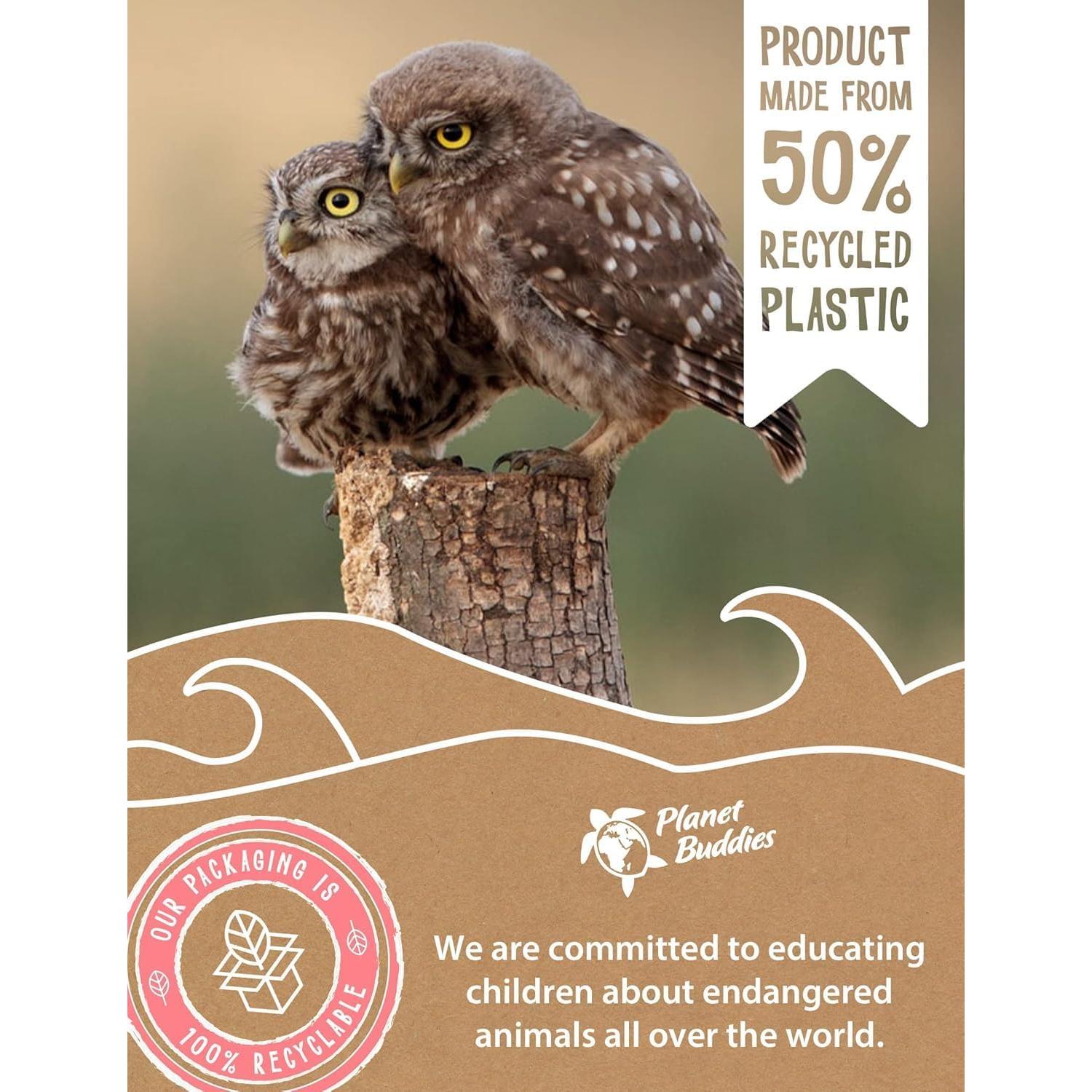Altavoz Bluetooth Planet Buddies Búho Oliva 10.16cm Inalámbrico