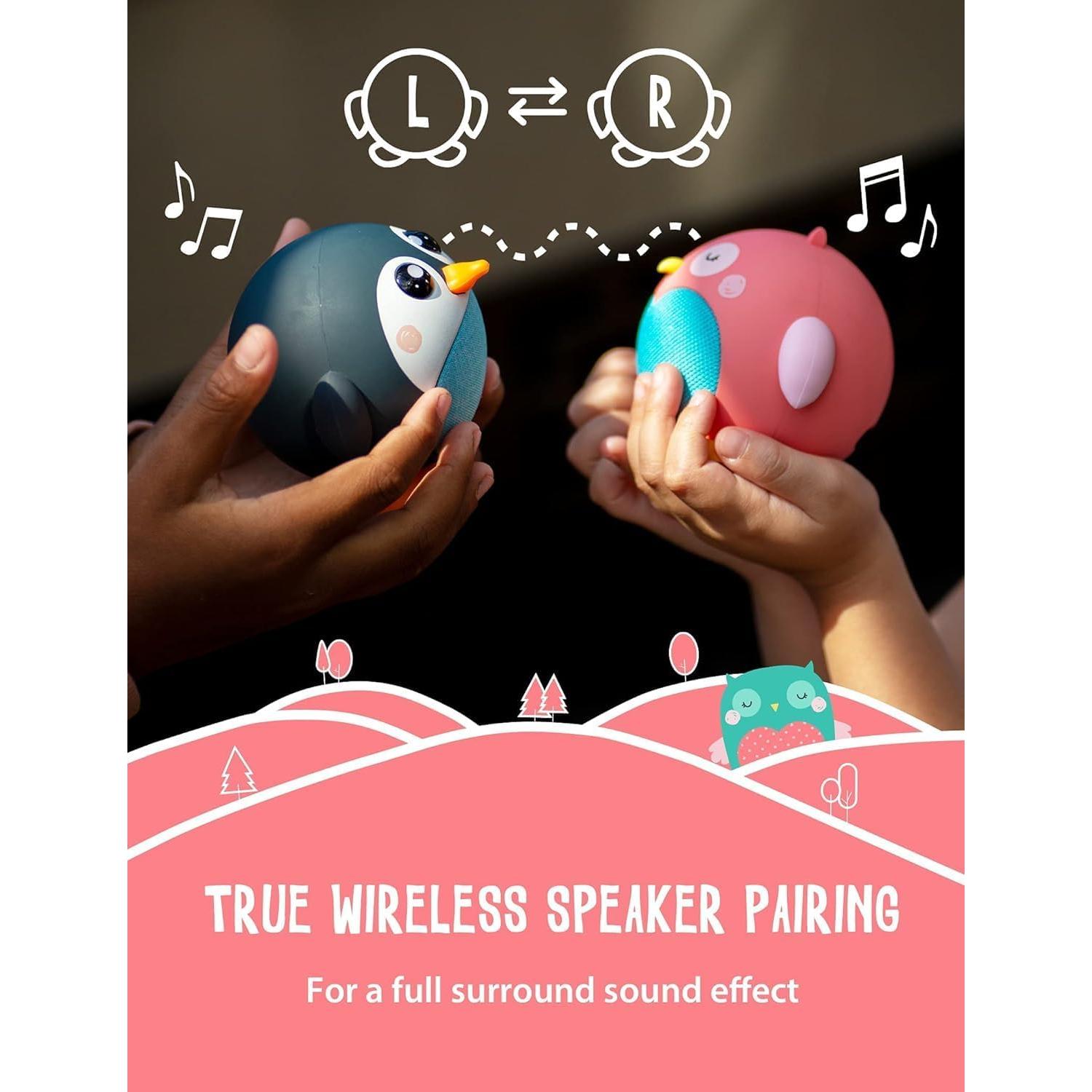 Altavoz Bluetooth Planet Buddies Búho Oliva 10.16cm Inalámbrico