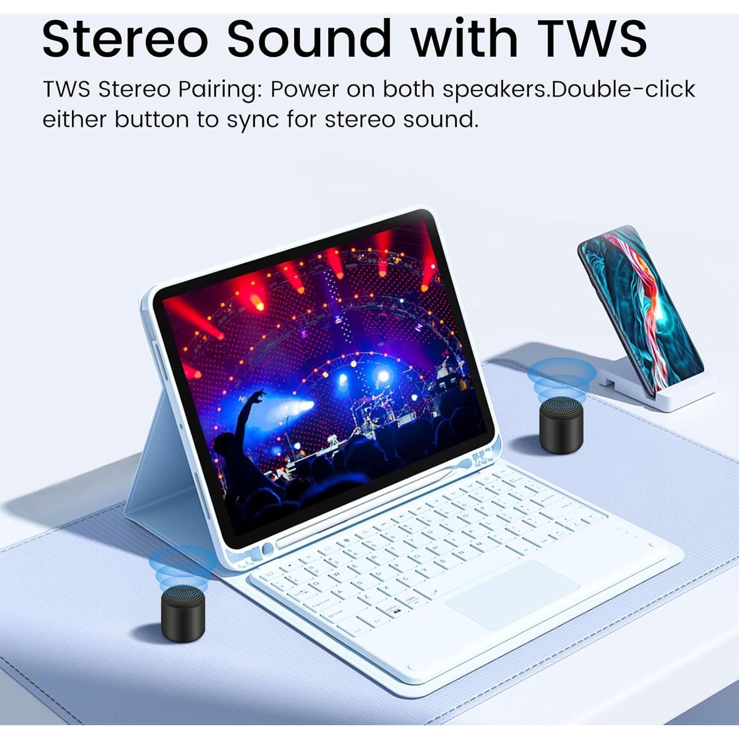 Mini Altavoz Bluetooth Heotyrio B19 Pro 5W TWS Estéreo 8H