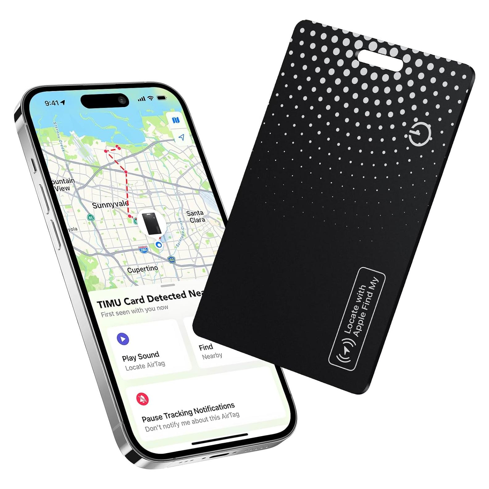 Rastreador Bluetooth TIMU Air Tracker Negro Carga Inalámbrica