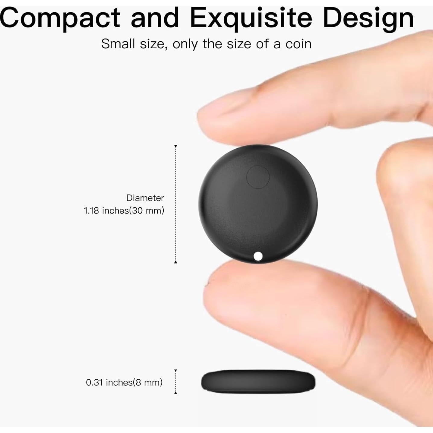 Etiquetas de seguimiento RAINDROPS para Android - Paquete de 4