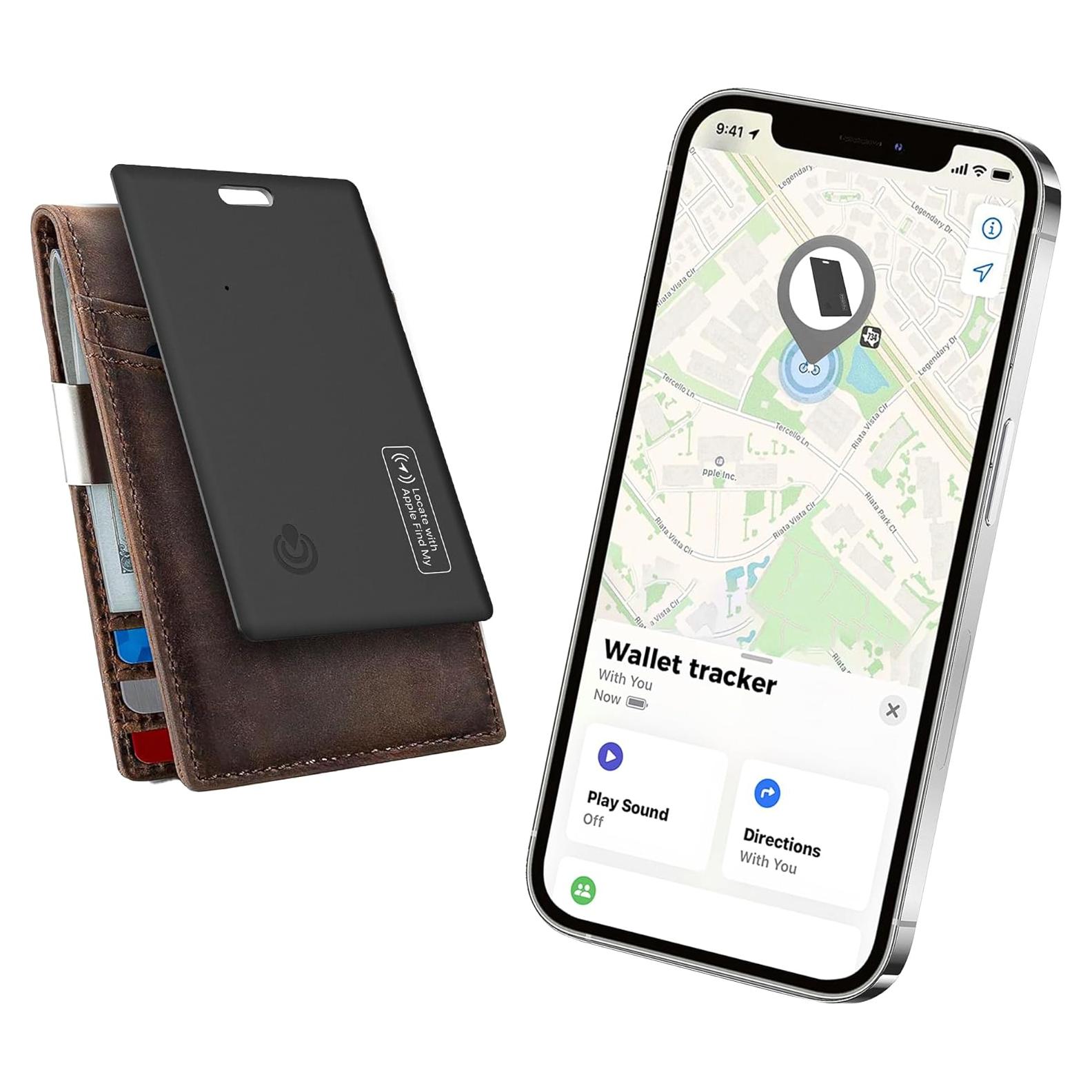 Tarjeta Localizadora de Cartera PAKCQNH Impermeable Bluetooth