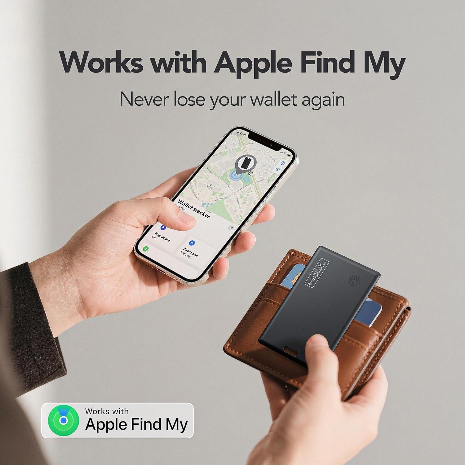 Tarjeta Localizadora de Cartera PAKCQNH Impermeable Bluetooth