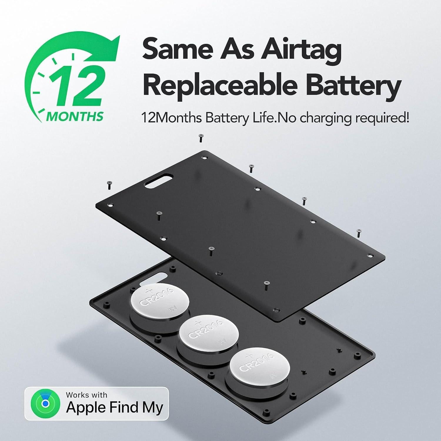 Tarjeta Localizadora de Cartera PAKCQNH Impermeable Bluetooth