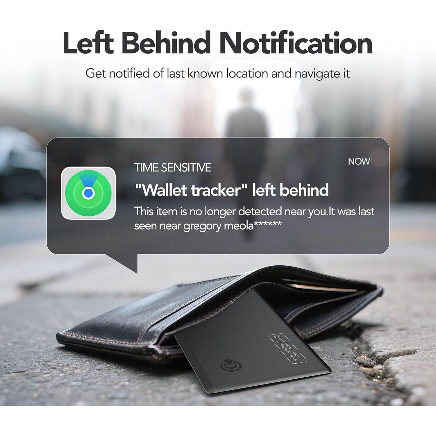 Tarjeta Localizadora de Cartera PAKCQNH Impermeable Bluetooth