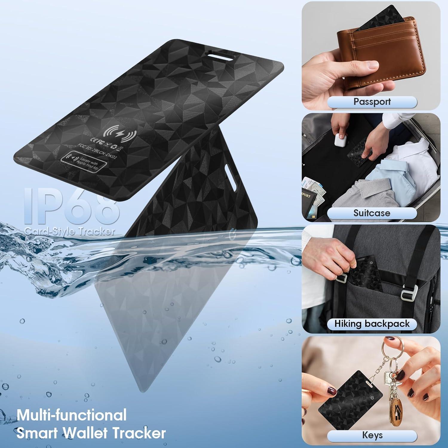 Rastreador Inteligente Ittnim para Cartera - Recargable, IP68