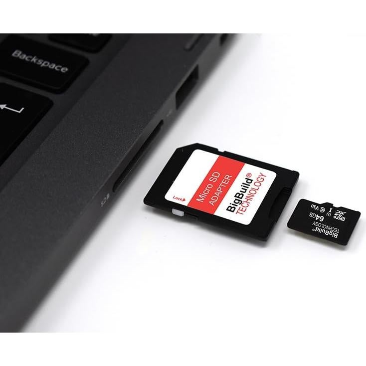 Tarjeta Micro SDXC U3 64GB BigBuild para DJI Air 3S, Mavic 3 Pro