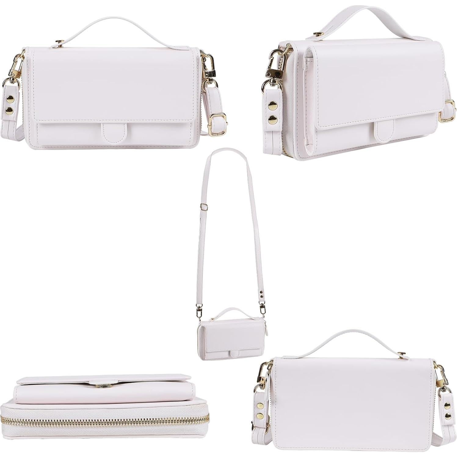 Funda Cruzada Desmontable Lacass para iPhone 17 Air - Blanco