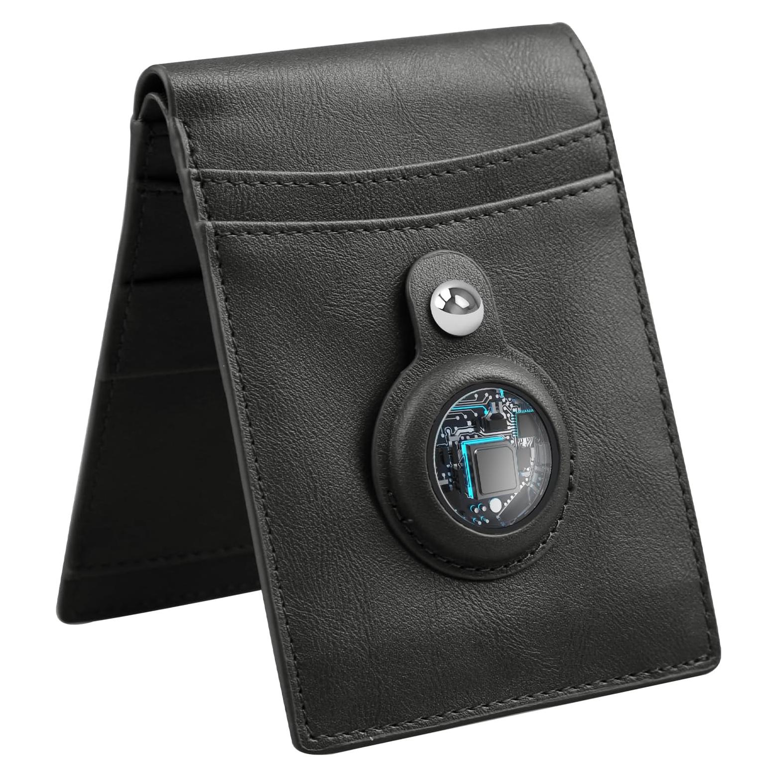 Billetera delgada minimalista Tukio D01 con soporte para Air Tag