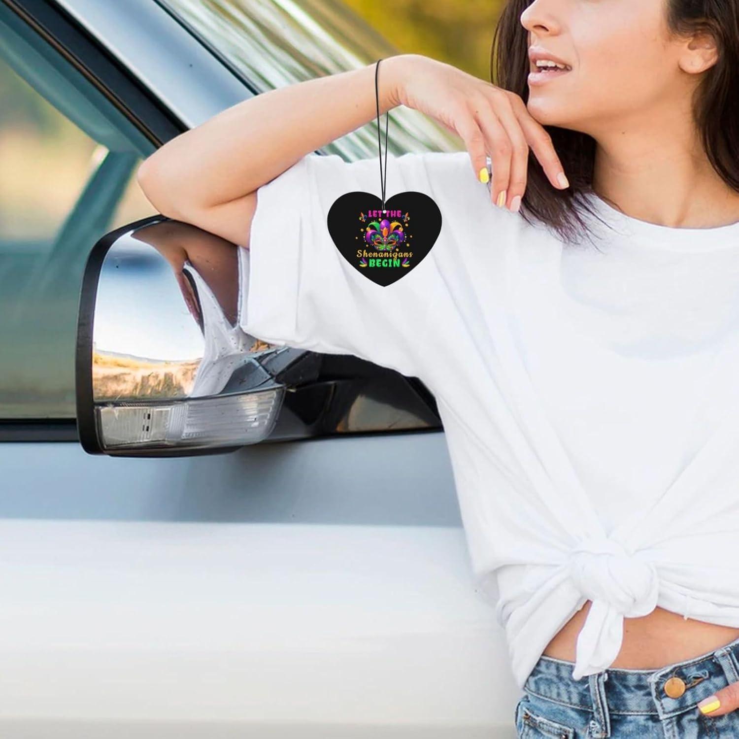 10 Tarjetas Ambientadoras para Auto Mardi Gras - Fragancia Duradera