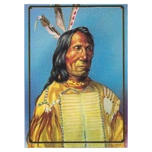 Red Cloud trading card (Great Indian Leaders) 1995 Bon Air Native Americans #65