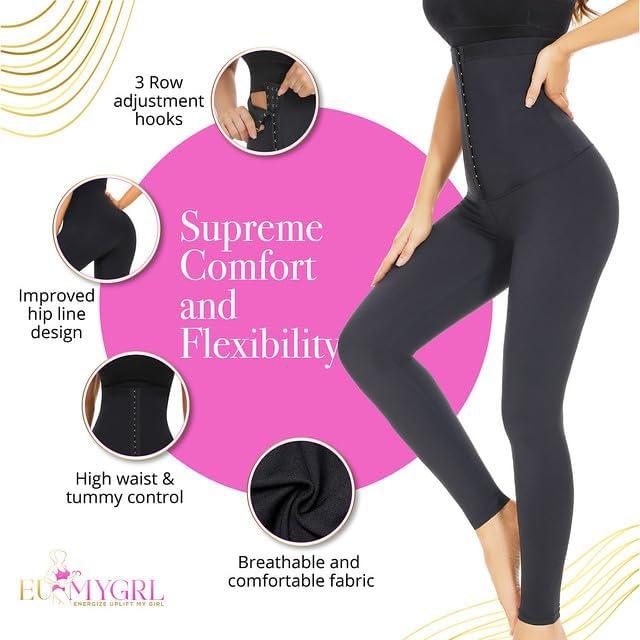Leggings de Cintura Alta Eumygrl para Mujeres - Control Abdomen