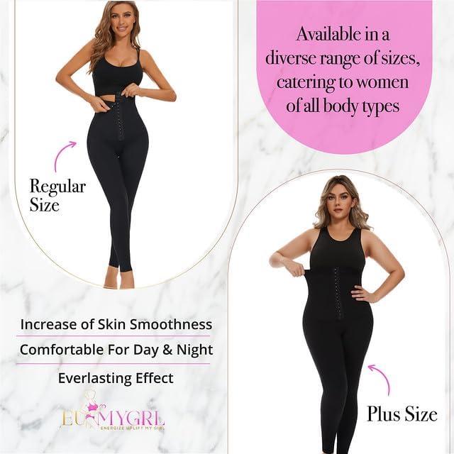 Leggings de Cintura Alta Eumygrl para Mujeres - Control Abdomen