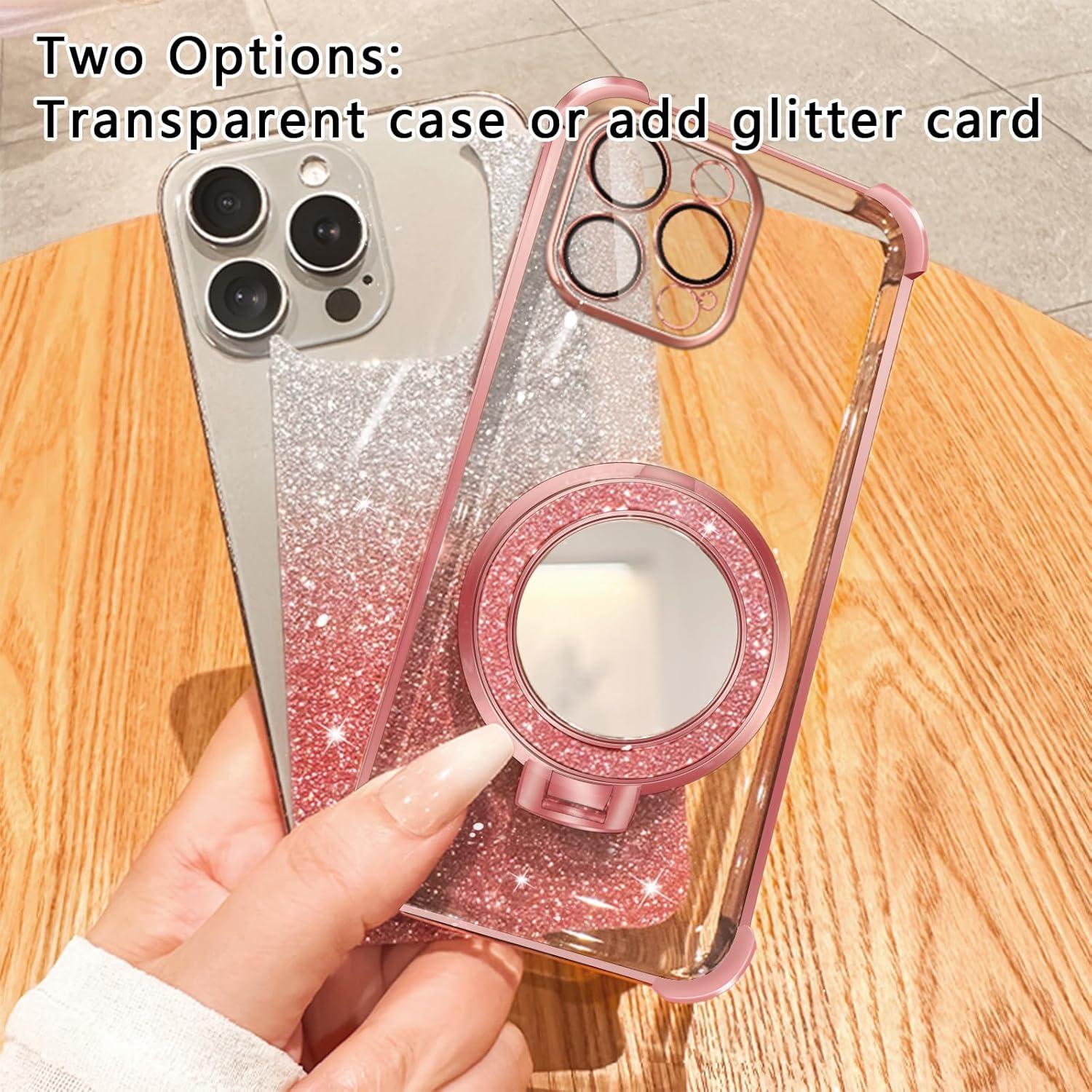 Funda para Samsung Galaxy A14 5G Brillante Rosa con Espejo