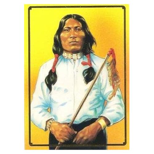 One Bull trading card (Great Indian Leaders) 1995 Bon Air Native Americans #67