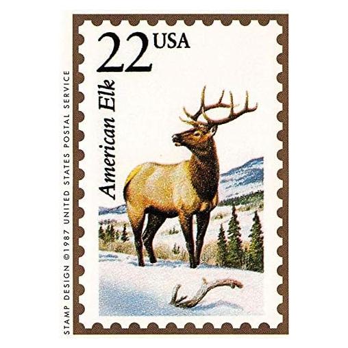 Tarjeta de comercio Alce Americano 1991 Bon Air Autografiada